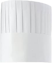 Disposable Chef Hat 7" H Adjustable Headband 1" Wide Pleats 25 Per Case
