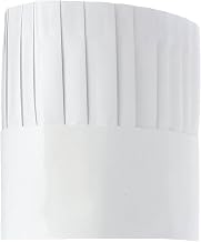 Disposable Chef Hat 7" H Adjustable Headband 1" Wide Pleats 25 Per Case