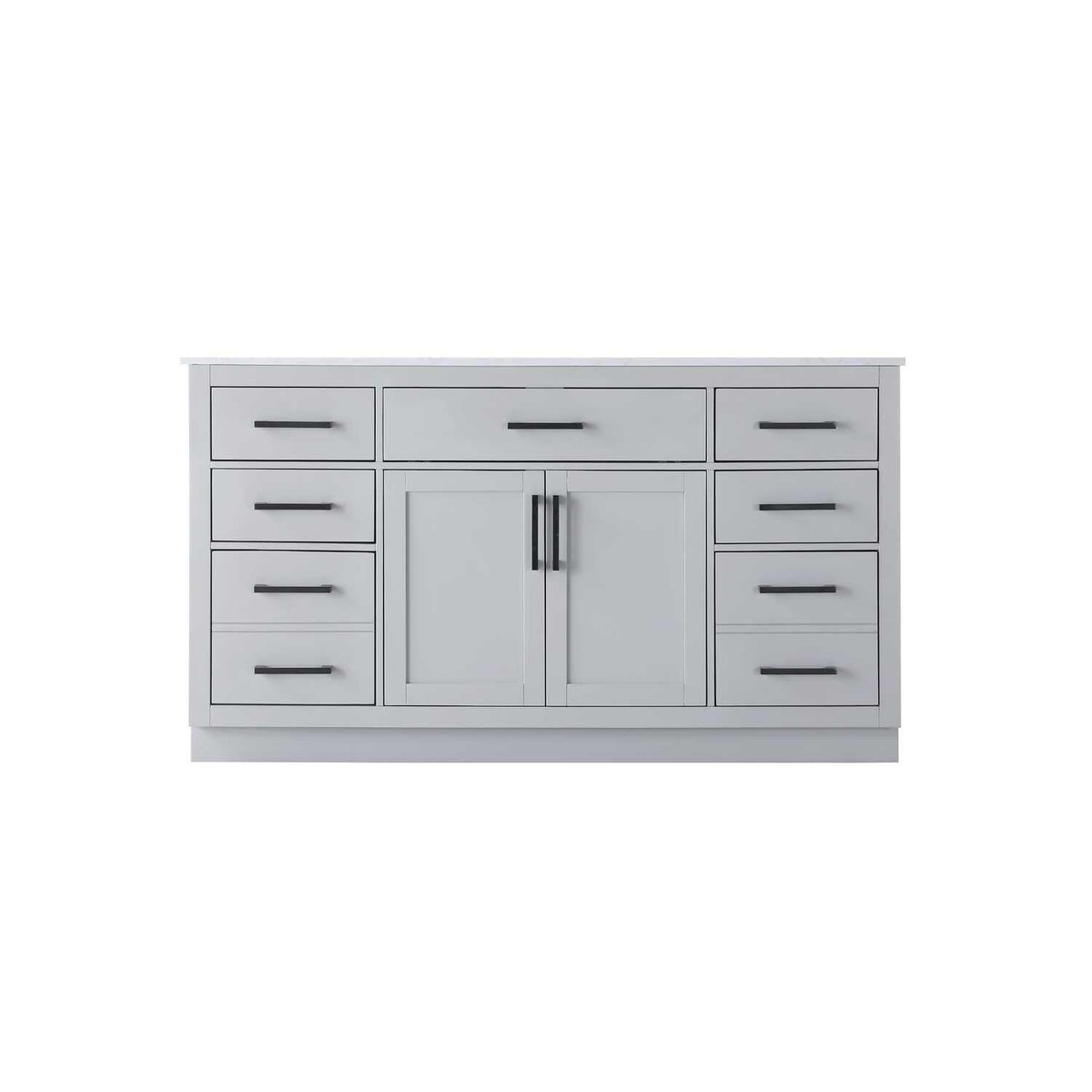 Alden Bathroom Vanity Grey by Lighting Design – Wood, Grey, Model VF29760GR