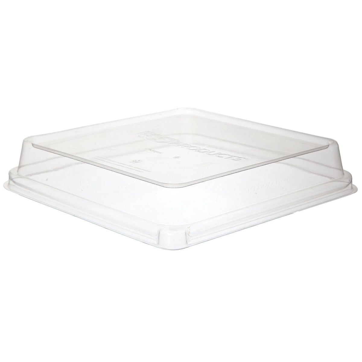 Eco-Products Recycled 9" To Go Container Dome Lids, Case of 200, Dome Covers, Fits 47oz Square Boxes, 100% Recycled PET From 