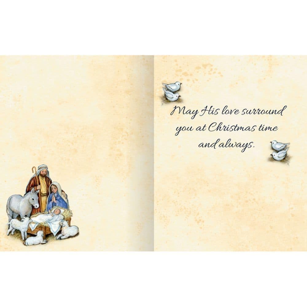 Nativity Boxed Christmas Cards by Lang – 6.875 inches x 5.375 inches, Paper, Multicolor, Model 1004888
