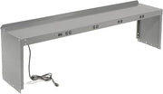 Global Industrial Power Riser 60" W x 15" D x 18" H, Gray