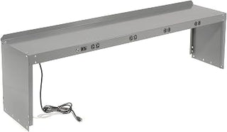 Global Industrial Power Riser 60" W x 15" D x 18" H, Gray