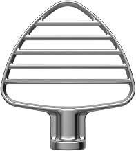 KitchenAid Pasty Beater for 4.5/5Q Tilt Head Stand Mixers, Stainless Steel - KSMPB5SS