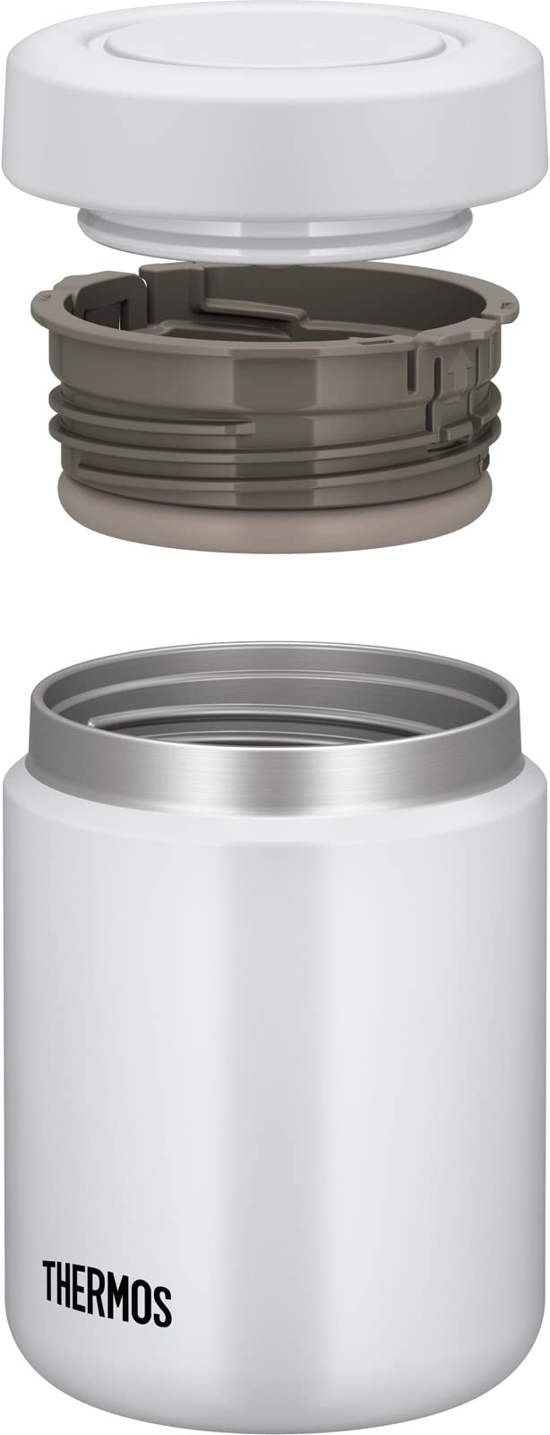 THERMOS white grey / 500ml / 0.5 liters Thermoses