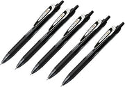 Zebra Technologies Zebra Sarasa Dry Gel Ink Pen Black (JJ31-BK), 0.5mm Fine, 5 pens per Pack (Japan Import)