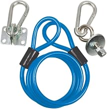 BK Resources Gas Hose Restraining Cable Kit with Mounting Hardware, Fits 48 Inch Long Hose