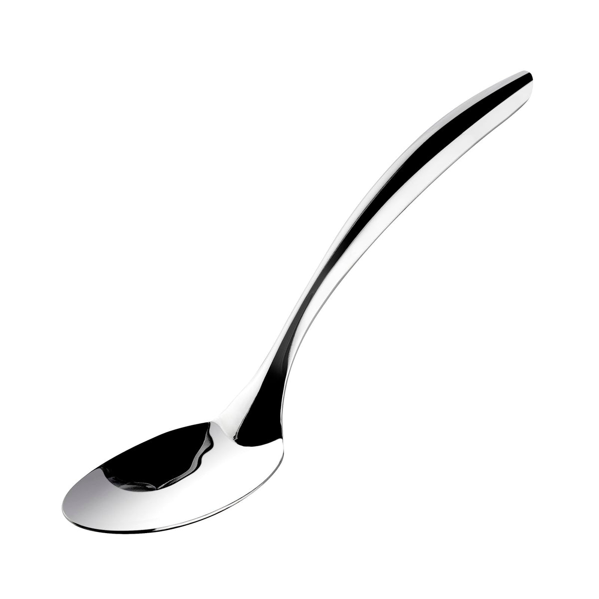 Tempo Solid Spoon by Cuisipro – Medium, Stainless Steel, Silver, Model 7112703