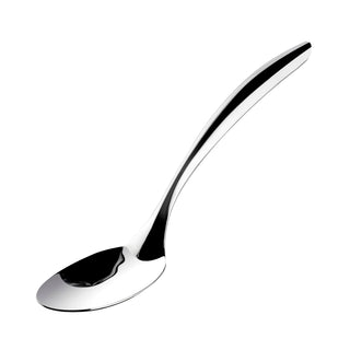 Tempo Solid Spoon by Cuisipro – Medium, Stainless Steel, Silver, Model 7112703