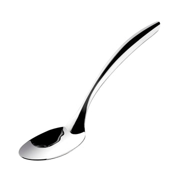 Tempo Solid Spoon by Cuisipro – Medium, Stainless Steel, Silver, Model 7112703