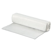 Z6639LN GR1 33 Gallon 9 mic 33 in. x 39 in. High-Density Can Liners - Natural (25 Bags/Roll by Boardwalk – 1 Count (Pack of 500), 33.0 gallons, High-Density Polyethylene (HDPE)