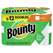 Bounty 1 / 6 Count (Pack of 1) / White Paper Towels