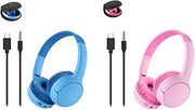 Belkin SoundForm Mini 2 Bluetooth Kids Headphones, On Ear, 55H Battery Life - 2PK Bundle