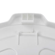 55 Gallon Garbage Can Lid by Global Industrial – 27-1/2" Diameter x 2-1/2"H, 55.0 gallons, Polyethylene Resin, White, Model XDW-L55WH