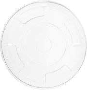 Vegware Plant-Based Compostable 96-Series PLA Flat Lid, Straw Slot (Case of 1000)