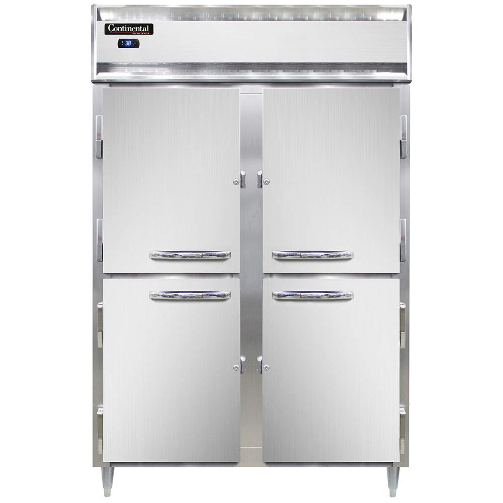 DL2R-SS-HD Designer Line Two Section Reach In Refrigerator by Continental Refrigerator – Commercial Grade