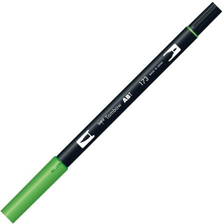 : Dual Tip Blendable Brush Pen : Willow Green by Tombow – Pack of 2, Model ABT173