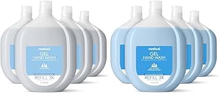 Method Gel Hand Soap Refill, Sweet Water, Recyclable Bottle, Biodegradable Formula, 34 oz & Gel Hand Soap Refill, Sea Minerals, 34 oz, 4 pack, Packaging May Vary