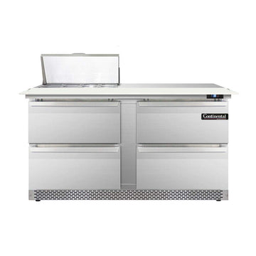 DL60-8C-FB-D Designer Line Sandwich Unit by Continental Refrigerator – Commercial Grade