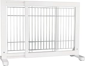 TRIXIE Freestanding Pet Gate, 24-in Tall, White