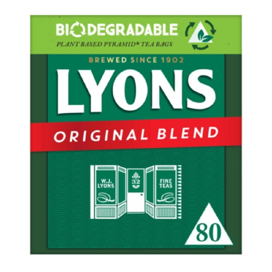 Tea Bags Original, 80-Bag (12 Pack) by Lyons – Pack of 12
