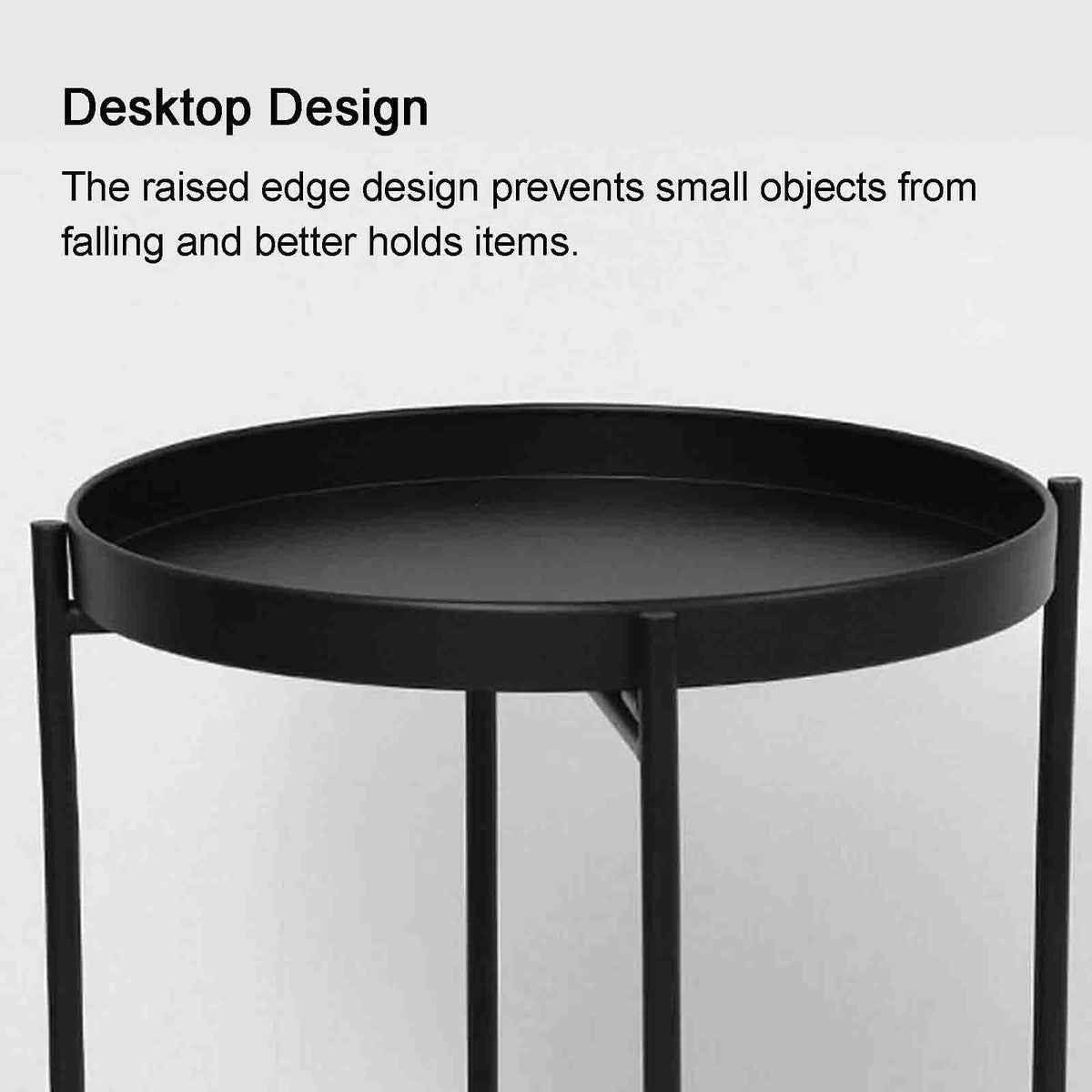 Side Table by WPWSDWMX – One Size, Metal, White, Model WPWSDWMX