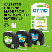 DYMO 1 / 12 mm x 4 m - Paper Original / Pack of 1 Labeling Tapes