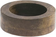 HUBERT Round Mango Wood Riser - 6"Dia x 2"H