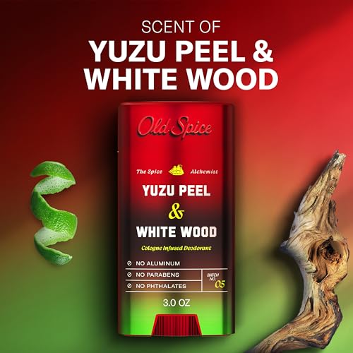 Old Spice Yuzu Peel + White Wood / 3 Ounce (Pack of 1) / 1 Deodorant