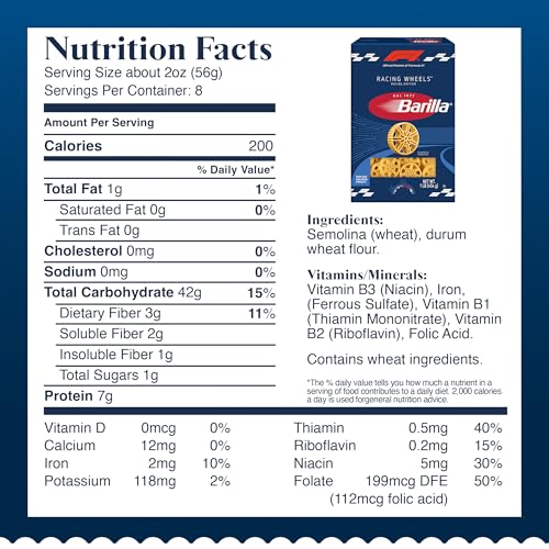 Barilla Mini Wheels / 16 Ounce (Pack of 1) / 1 Pasta