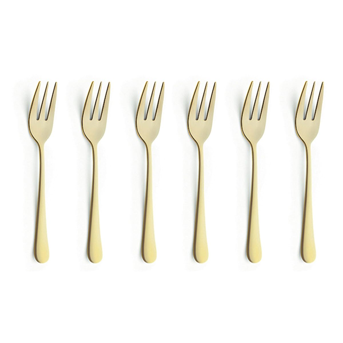 Amefa Cake Set / Matt Gold / 14 cm Flatware Sets