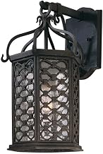 Troy Lighting B2372-TRN Los Olivos Wall Sconce, 1-Light 60 Watts, Textured Iron