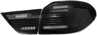 For BMW X4 taillight assembly F26 modification with CSL dynamic LED daytime running lights and brake warning 2014-2017(Black version)