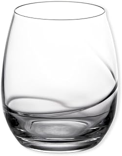 Luigi Bormioli Aero 13.5 oz Stemless Wine Glasses, 6 Count (Pack of 1), Clear