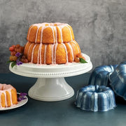 Nordic Ware Tiered Bundt, 3-Piece Set / Twilight Blue / 3.0 cups Bundt Pans