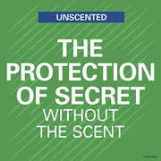 Secret BLUE / 3.4 Ounce (Pack of 3) / Unscented Antiperspirant Deodorant