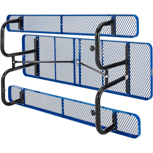 Global Industrial Blue / Industrial / 96 inches x 30 inches x 29.5 inches Picnic Tables