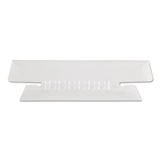 4312 Hanging File Folder Tabs by Pendaflex – 3 1/2 Inch, Plastic, Clear, Pack of 25, Model 43 1/2