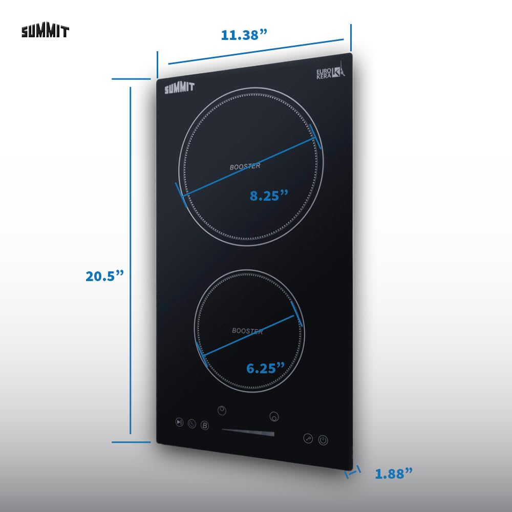 Summit Appliance Black / 12 Inch / 1 Cooktops