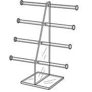 4 Tier Acrylic Jewelry Display by Retail Resource – Clear