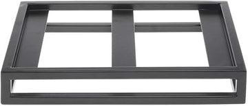 HUBERT Half Size Pan Housing, Black - 2" H