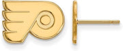 Philadelphia Flyers Extra Small (3/8 Inch) Post Earrings (14k Yellow Gold)