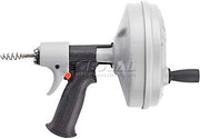 RIDGID 41348 Kwik-Spin Hand Spinner with AUTOFEED, C-1 Inner Core (IC) Drain Cleaner Cable, and Bulb Drain Auger to Remove Drain Clogs