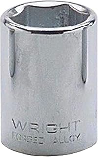 Wright Tool 20-04MM 1/4" Drive 6 Point Standard Metric Socket, 4mm