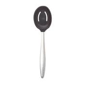 PICCOLO 8" Silicone Slotted Spoon by Cuisipro – 8", Silicone, Black, Model CSP-74737702