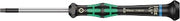 Wera 05118075001 Kraftform Micro 2054 Hexagon Electronics Precision Screwdriver, 1/8" Head, 60mm Blade Length