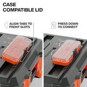KLEIN TOOLS Small / Orange / 75.0 pounds Tool Boxes