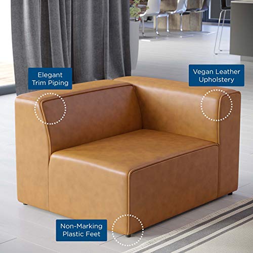 Modway Tan / Right-Arm Chair / 1 Sofas & Couches
