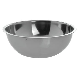 Mixing Bowl 3 qt 24 Gauge Stainless Steel - 9 3/4" Dia x 3 3/5" D by HUBERT – 3.0 quarts, Stainless Steel, Silver