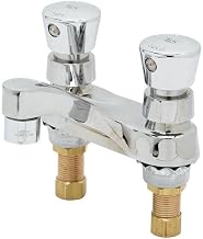 TS Brass B-0831 Slow Self-Closing Centerset Lavatory Faucet, Chrome